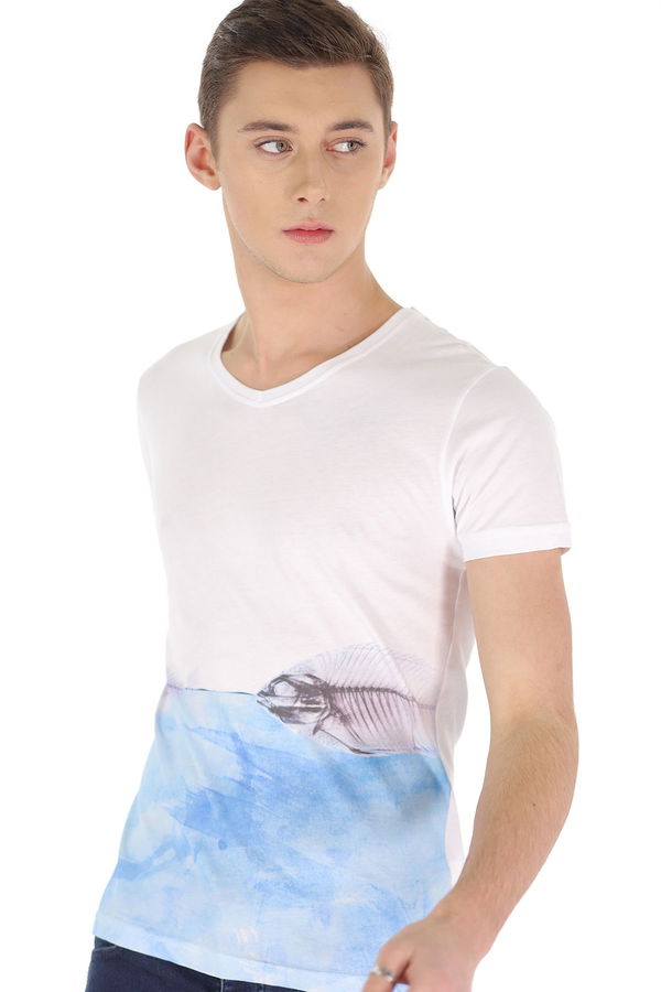 Baskılı Erkek T-shirt Baskılı Erkek T-shirt