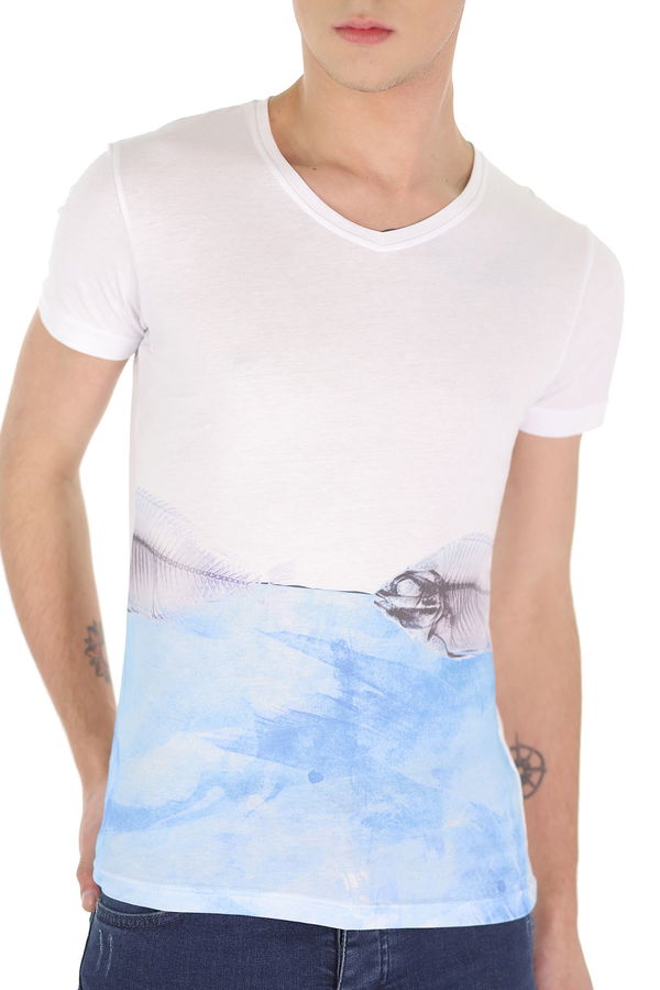 Baskılı Erkek T-shirt Baskılı Erkek T-shirt