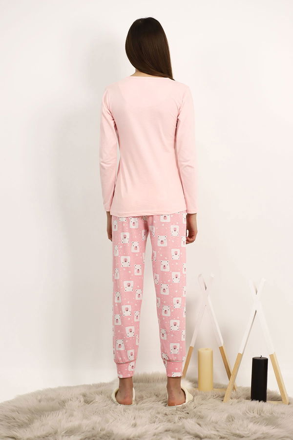 Baskılı Pijama Takımı PUDRA Baskılı Pijama Takımı PUDRA
