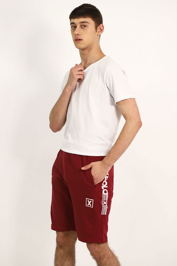 Baskılı Şort BORDO Baskılı Şort BORDO