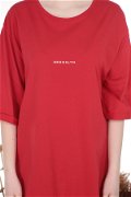 Brooklyn Baskılı T-shirt Kırmızı