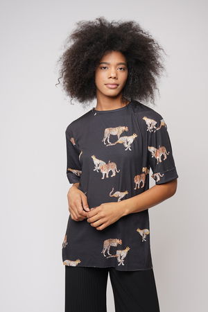 Gabria Kaplan Baskılı T-shirt Gabria Kaplan Baskılı T-shirt