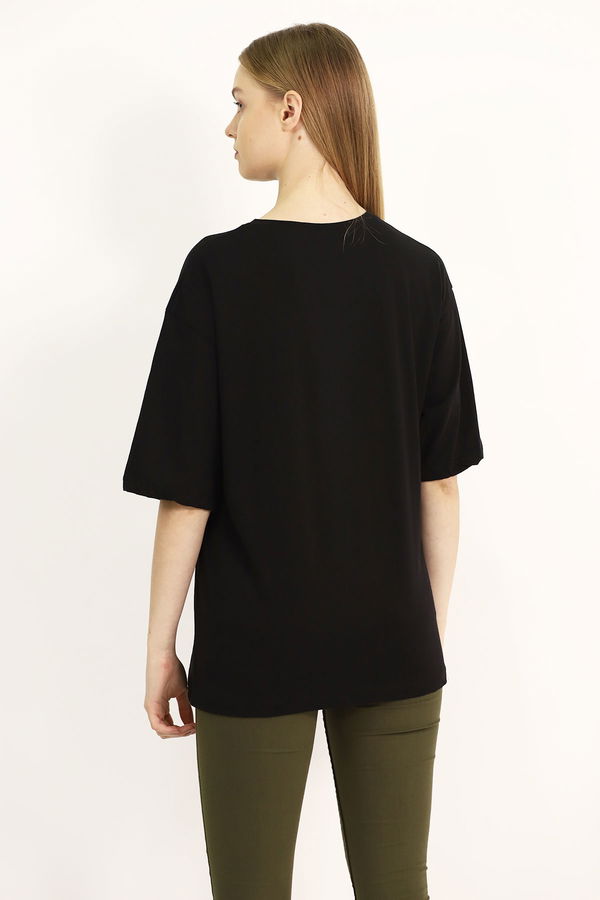 Baskılı T-shirt SIYAH Baskılı T-shirt SIYAH