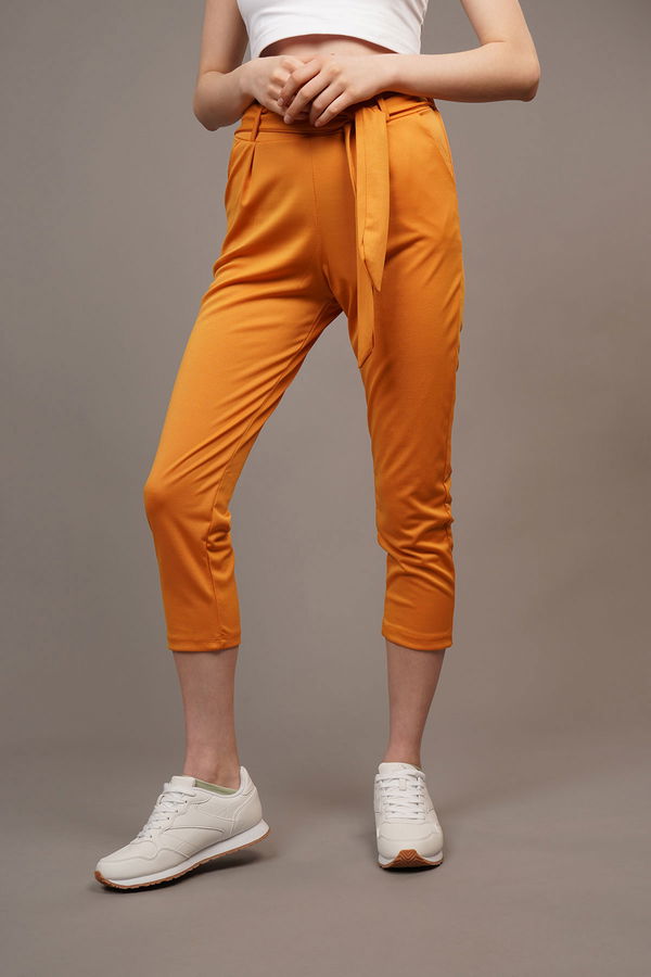 Bel Bağçıklı Pantolon HARDAL Bel Bağçıklı Pantolon HARDAL