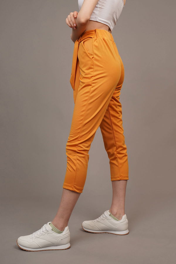 Bel Bağçıklı Pantolon HARDAL Bel Bağçıklı Pantolon HARDAL