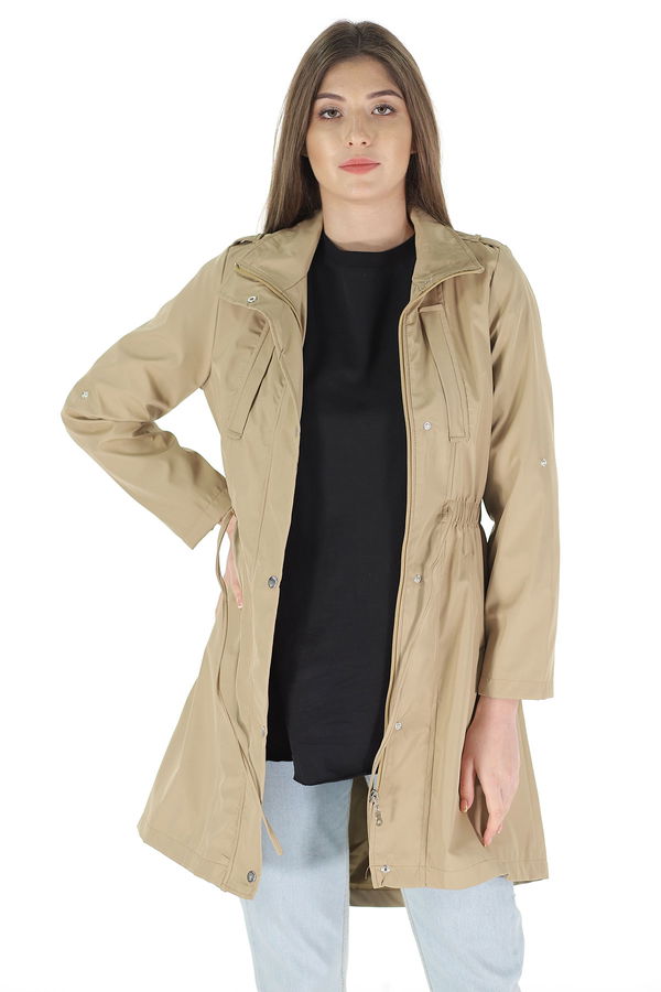 Bel Büzgülü Trenchcoat TAS Bel Büzgülü Trenchcoat TAS