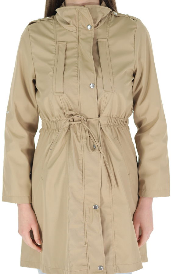 Bel Büzgülü Trenchcoat TAS Bel Büzgülü Trenchcoat TAS