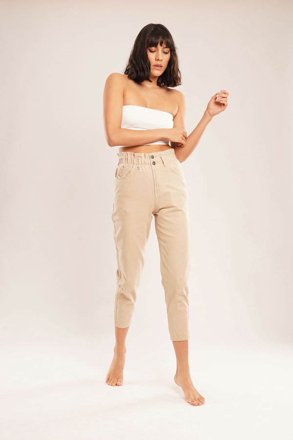 Balon Mom Jeans BEJ Balon Mom Jeans BEJ