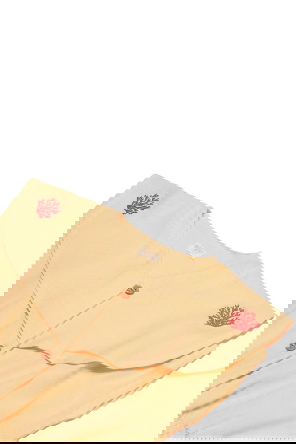 Belden Büzgülü Nakışlı Tulum TURUNCU