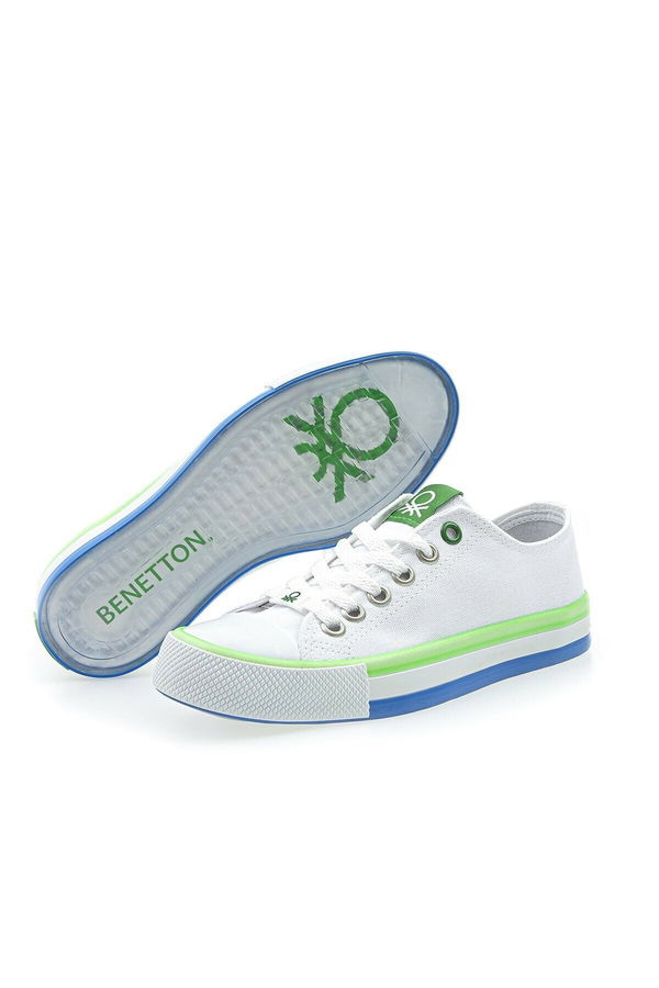 Benetton Çocuk Spor Ayakkabı BEYAZ-YEŞİ Benetton Çocuk Spor Ayakkabı BEYAZ-YEŞİ
