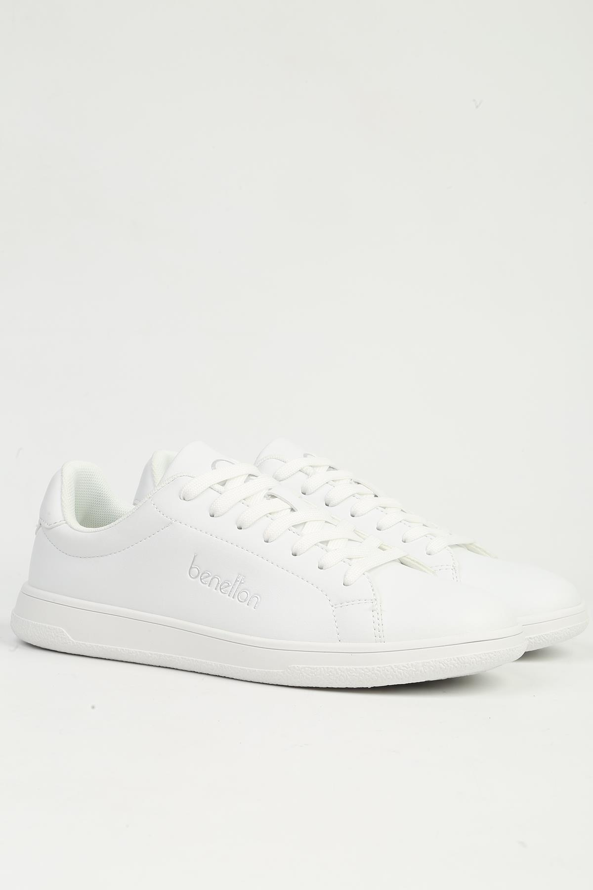 Benetton Erkek Spor Ayakkabı Beyaz