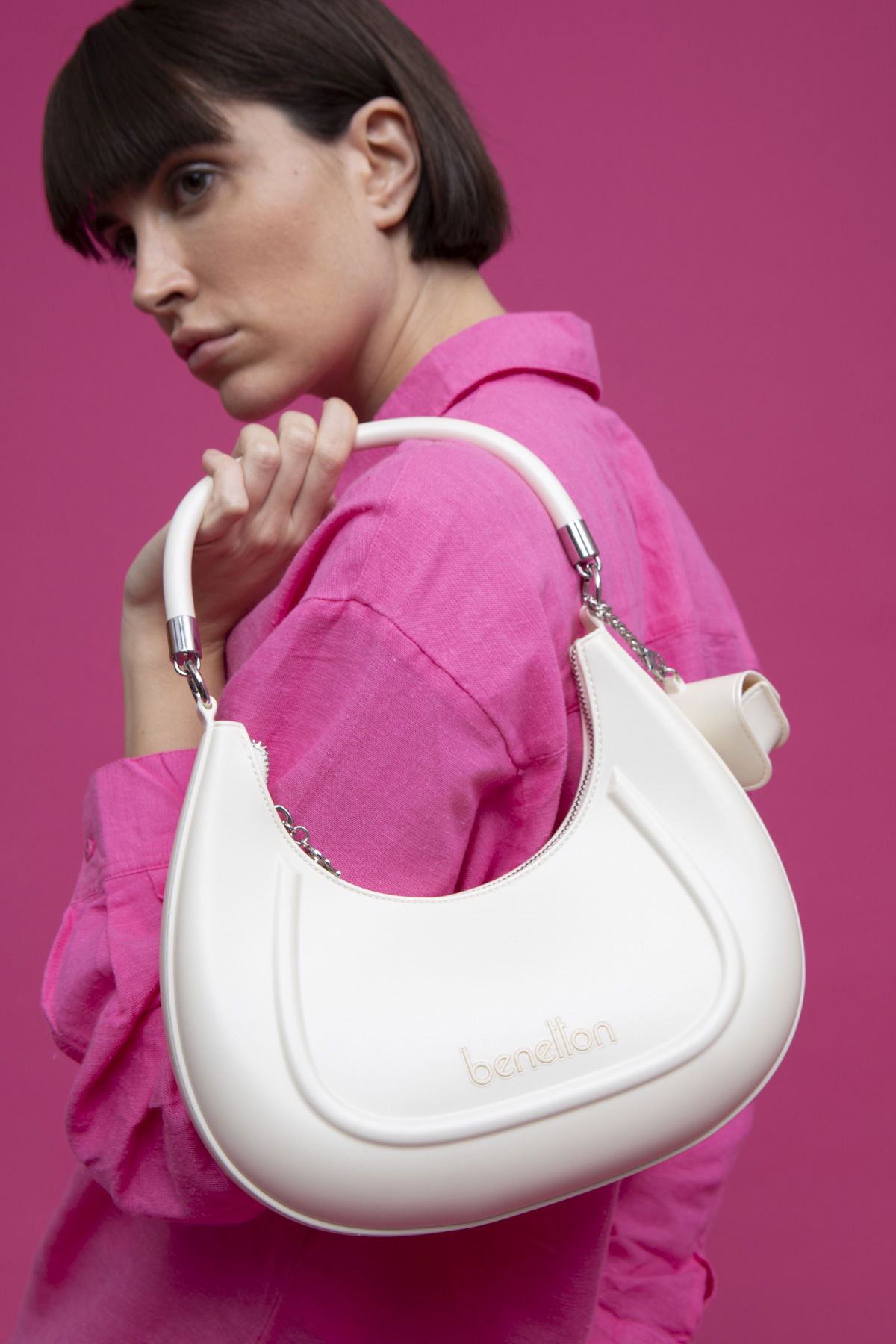 United Colors Of Benetton Kadın Çapraz Çanta BEJ