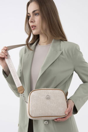 United Colors Of Benetton Kadın Çapraz Çanta Bej-Camel