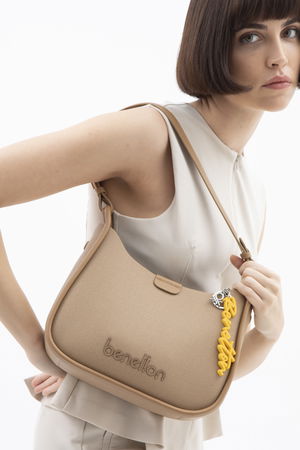 United Colors Of Benetton Kadın Omuz Çantası CAMEL