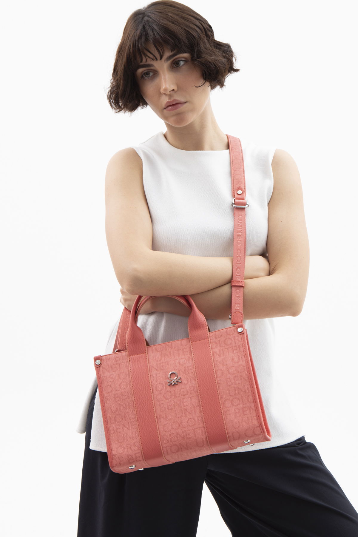 United Colors Of Benetton Kadın Omuz Çantası MERCAN