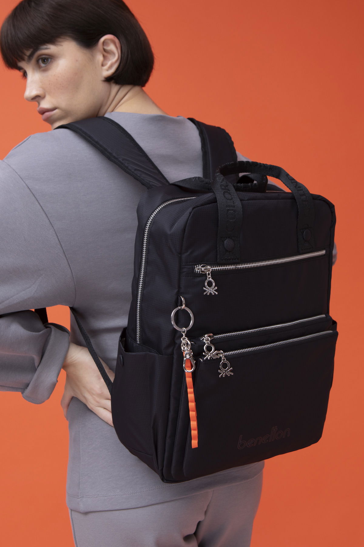 United Colors Of Benetton Kadın Sırt Çantası SIYAH