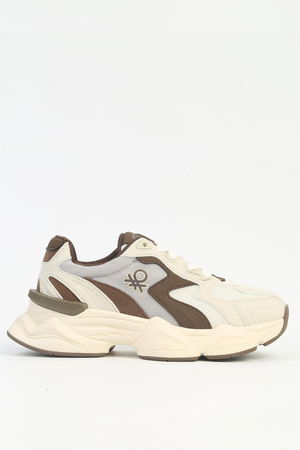 Benetton Kadın Spor Ayakkabı BEJKAHVE Benetton Kadın Spor Ayakkabı BEJKAHVE