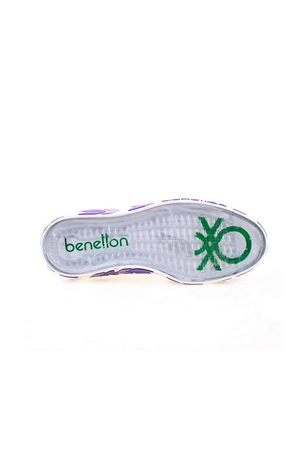 Benetton Kadın Spor Ayakkabı Beyaz-Lila