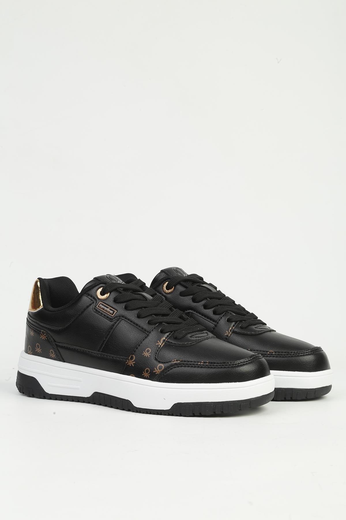 Benetton Kadın Spor Ayakkabı SIYAH