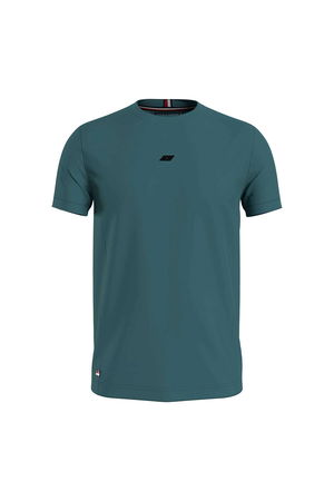 Tommy Hilfiger Bisiklet Yaka T-shirt YEŞİL Tommy Hilfiger Bisiklet Yaka T-shirt YEŞİL
