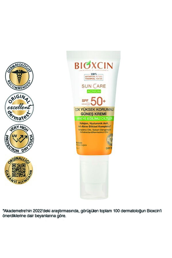 Bioxcin Sun Care Akneye Eğilimli Ciltler İçin Güneş Kremi Beyaz Bioxcin Sun Care Akneye Eğilimli Ciltler İçin Güneş Kremi Beyaz