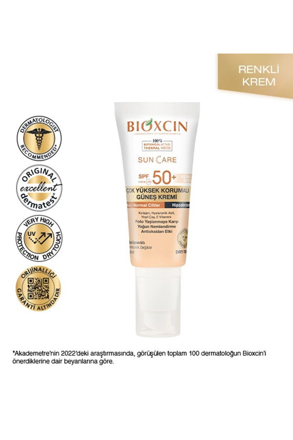Bioxcin Sun Care Kuru / Normal Ciltler İçin Güneş Kremi TEN Bioxcin Sun Care Kuru / Normal Ciltler İçin Güneş Kremi TEN