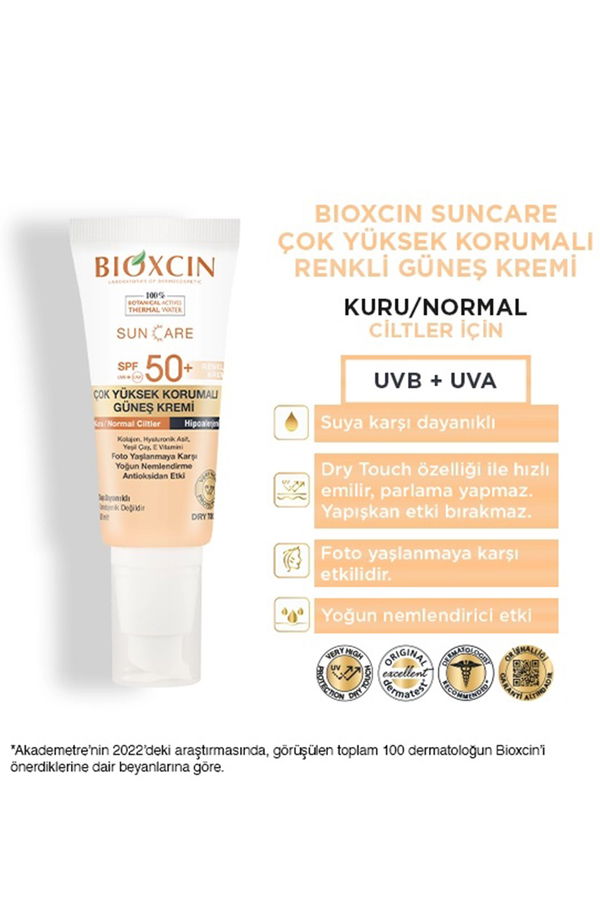 Bioxcin Sun Care Kuru / Normal Ciltler İçin Güneş Kremi TEN Bioxcin Sun Care Kuru / Normal Ciltler İçin Güneş Kremi TEN