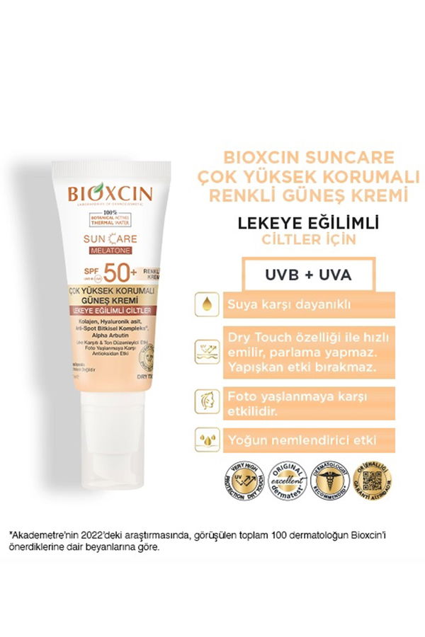 Bioxcin Sun Care Leke Eğilimli Ciltler İçin Renkli Güneş Kremi TEN Bioxcin Sun Care Leke Eğilimli Ciltler İçin Renkli Güneş Kremi TEN
