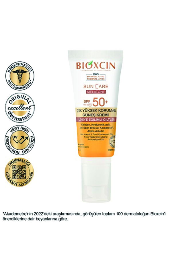 Bioxcin Sun Care Lekeye Eğilimli Ciltler İçin Güneş Kremi Beyaz