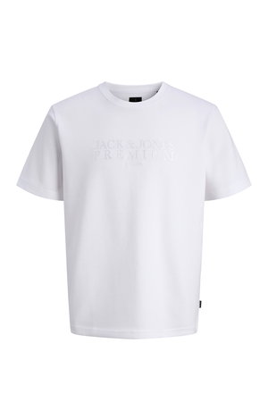 Jack & Jones Bisiklet Yaka Erkek T-shirt Beyaz