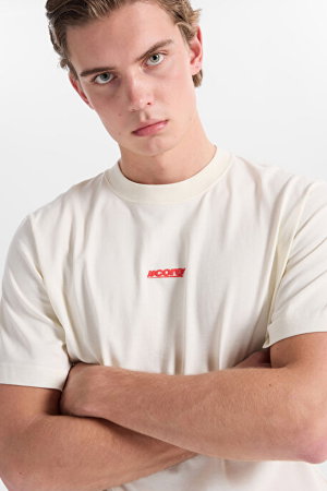 Jack & Jones Bisiklet Yaka Erkek T-shirt KREM