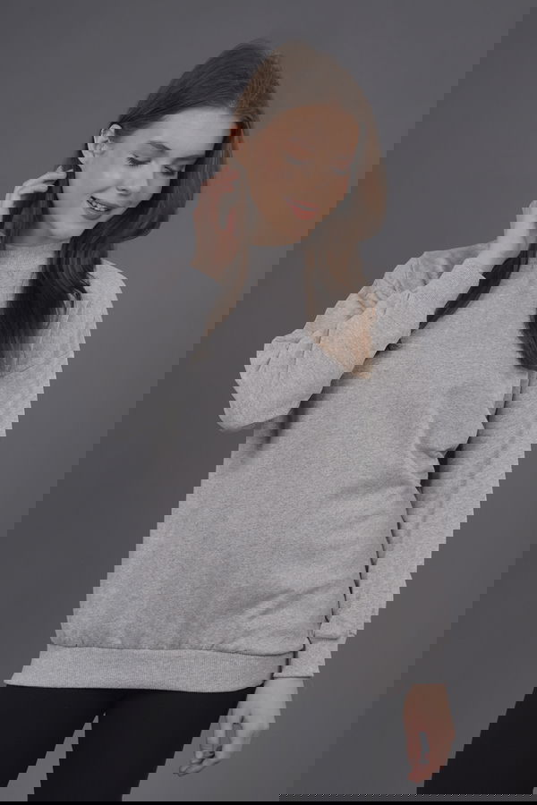 Gabria Bisiklet Yaka Lastikli Sweat Gabria Bisiklet Yaka Lastikli Sweat
