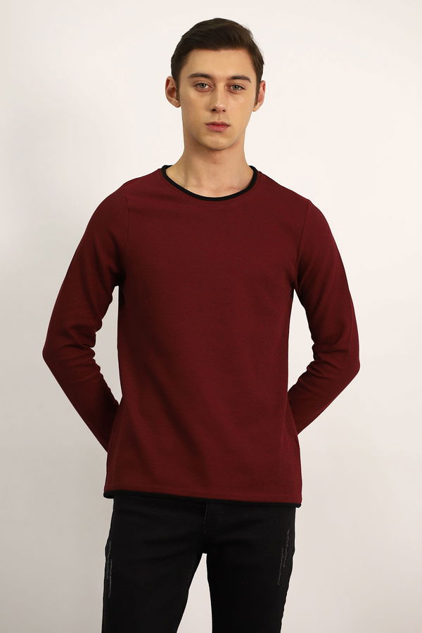 Bisiklet Yaka Sweat BORDO Bisiklet Yaka Sweat BORDO