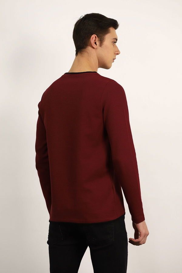 Bisiklet Yaka Sweat BORDO Bisiklet Yaka Sweat BORDO