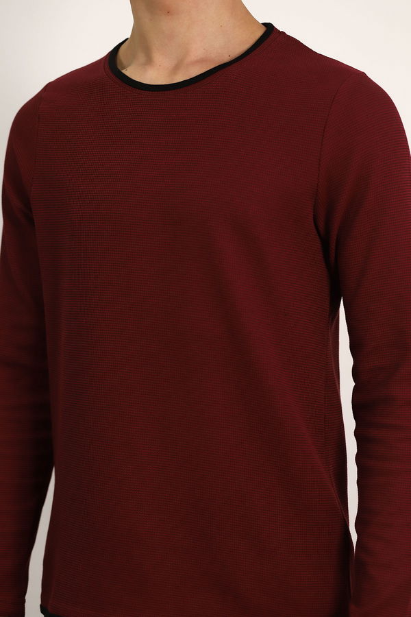 Bisiklet Yaka Sweat BORDO Bisiklet Yaka Sweat BORDO