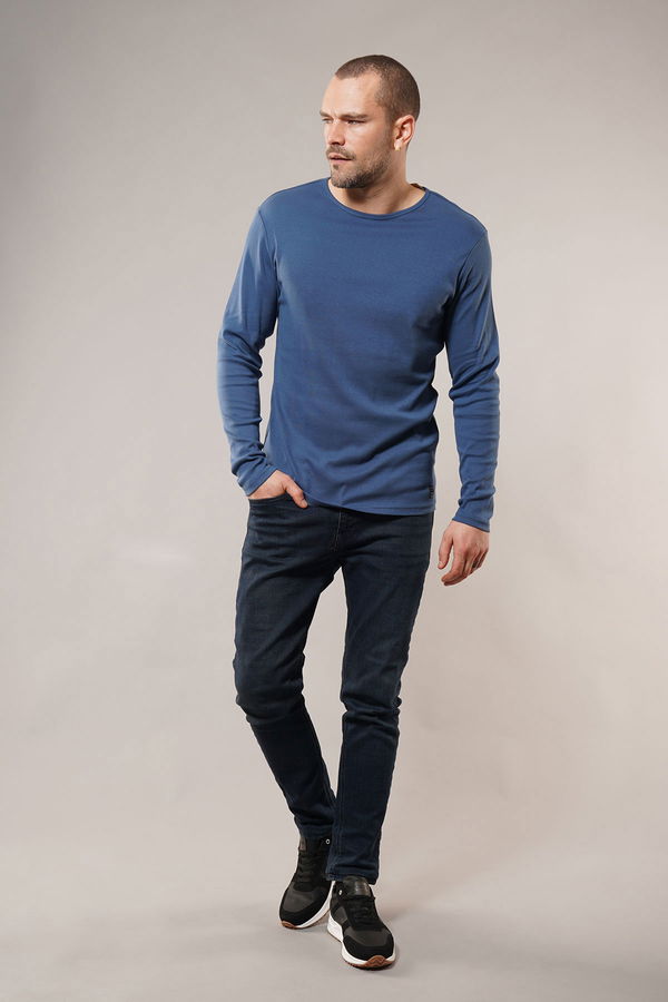 Bisiklet Yaka Sweat INDIGO Bisiklet Yaka Sweat INDIGO
