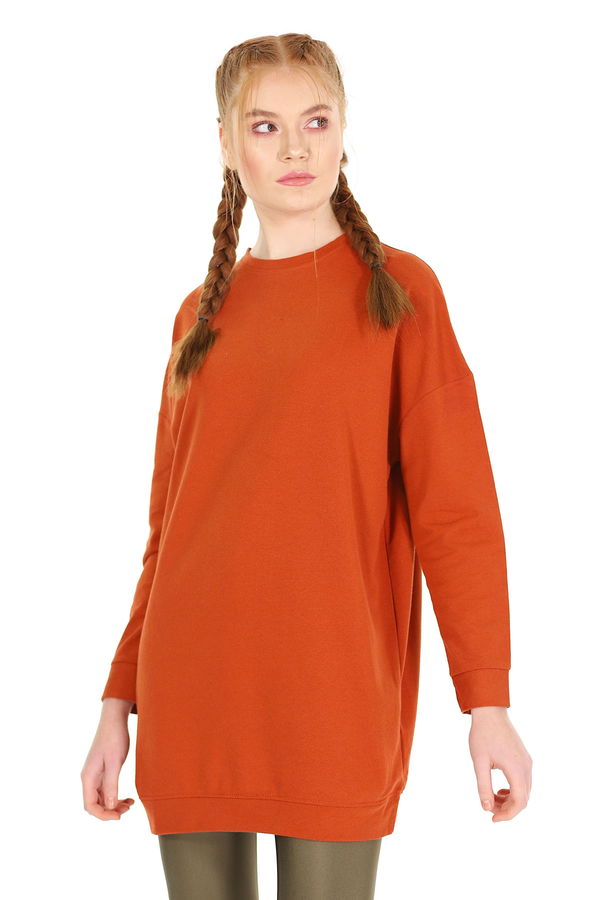 Bisiklet Yaka Yazlık Sweat KREMİT Bisiklet Yaka Yazlık Sweat KREMİT