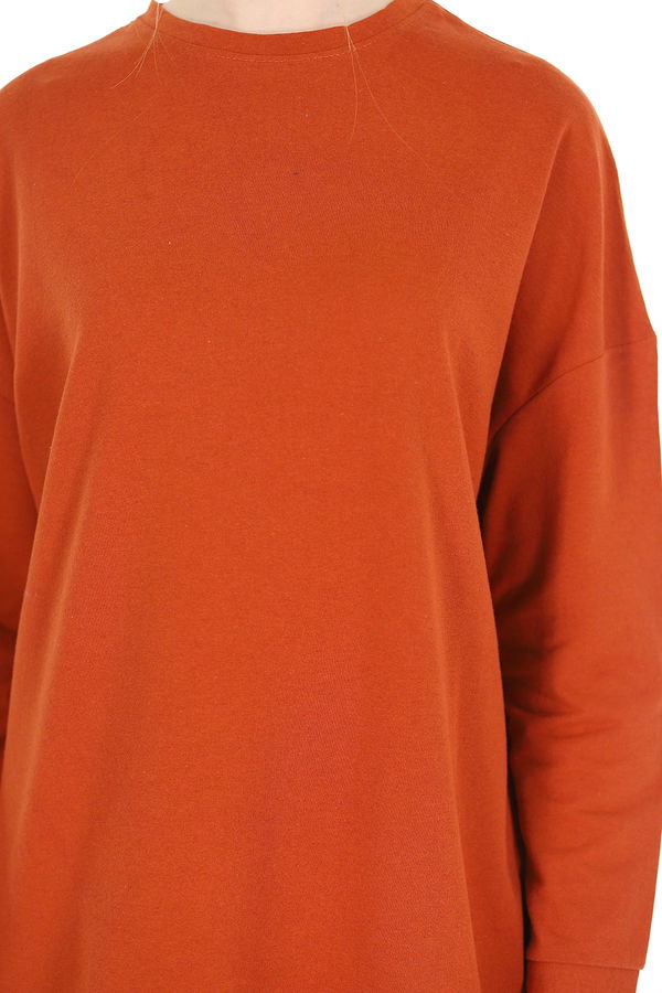 Bisiklet Yaka Yazlık Sweat KREMİT Bisiklet Yaka Yazlık Sweat KREMİT