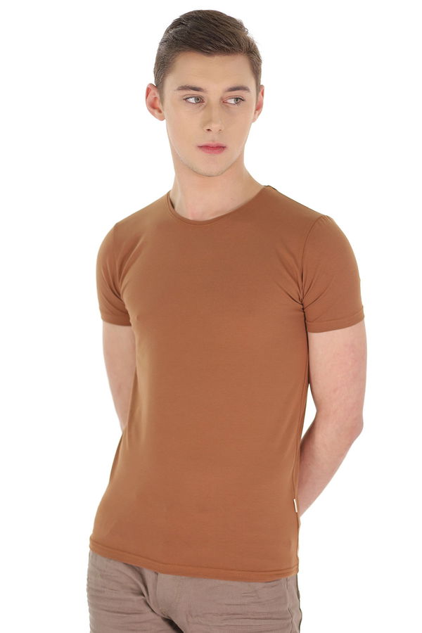 Bisiklet Yaka T-shirt KIREMIT Bisiklet Yaka T-shirt KIREMIT