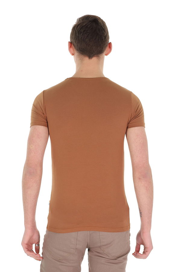 Bisiklet Yaka T-shirt KIREMIT Bisiklet Yaka T-shirt KIREMIT
