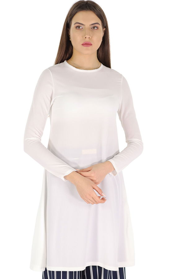 Bisiklet Yaka Tunik Bisiklet Yaka Tunik