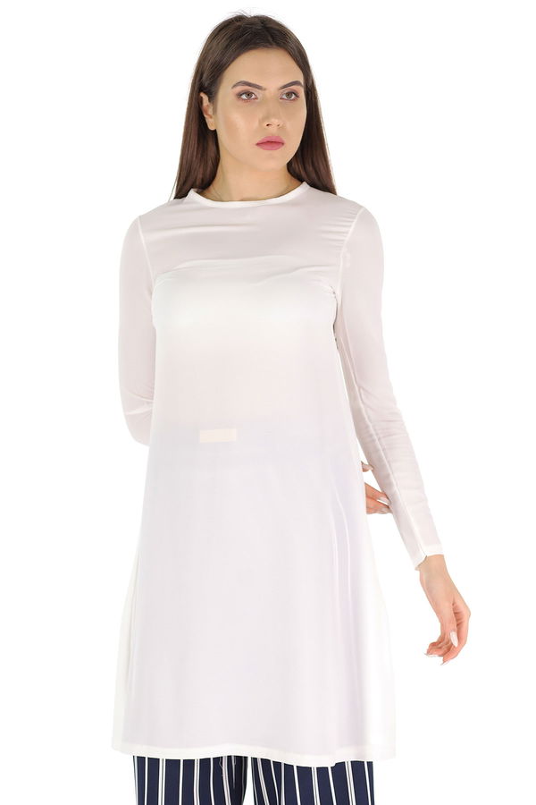 Bisiklet Yaka Tunik Bisiklet Yaka Tunik