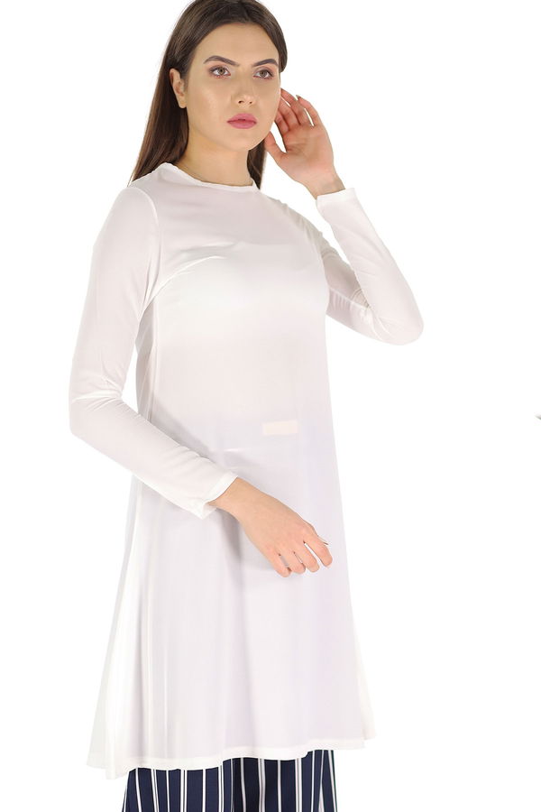 Bisiklet Yaka Tunik Bisiklet Yaka Tunik