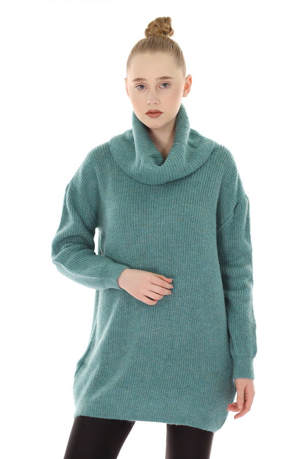 Bisiklet Yaka Tunik MINT Bisiklet Yaka Tunik MINT