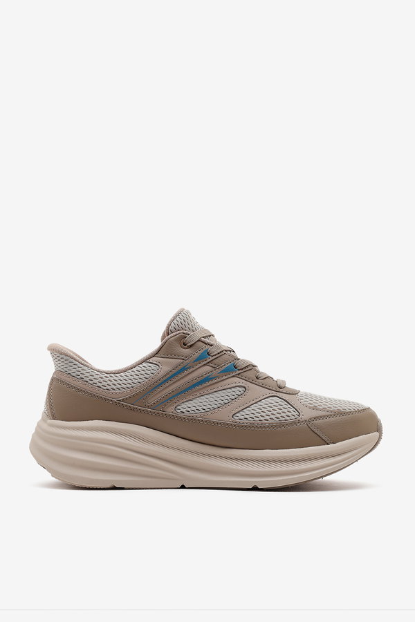 Skechers Bobs Skillz 118432 TPE Erkek Spor Ayakkabı Bej