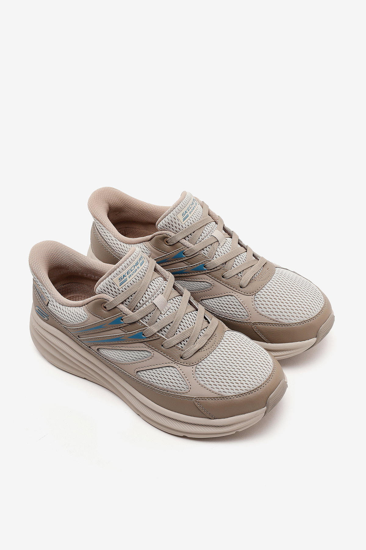 Skechers Bobs Skillz 118432 TPE Erkek Spor Ayakkabı Bej