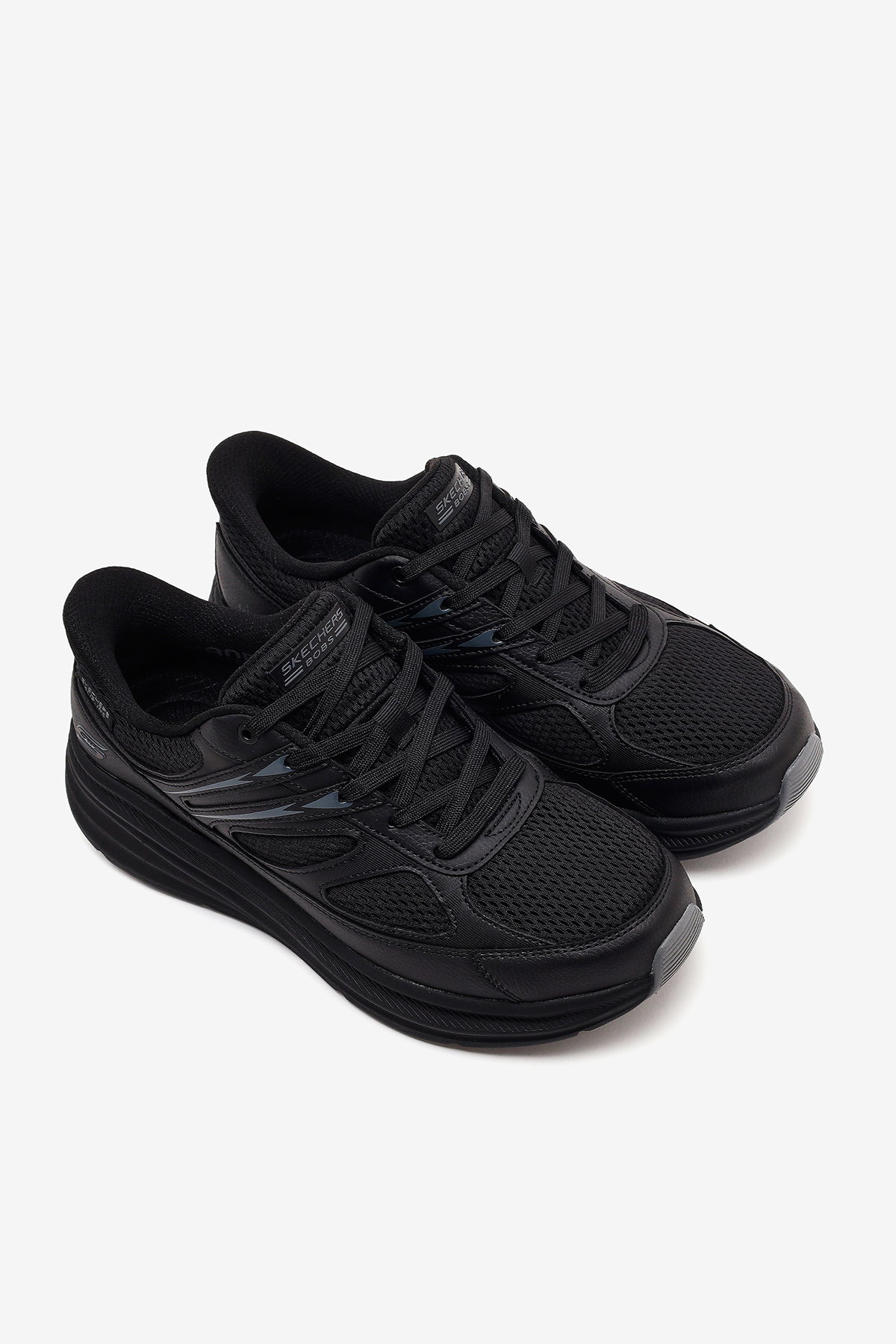 Skechers Bobs Skillz 118432 BBK Erkek Spor Ayakkabı Siyah