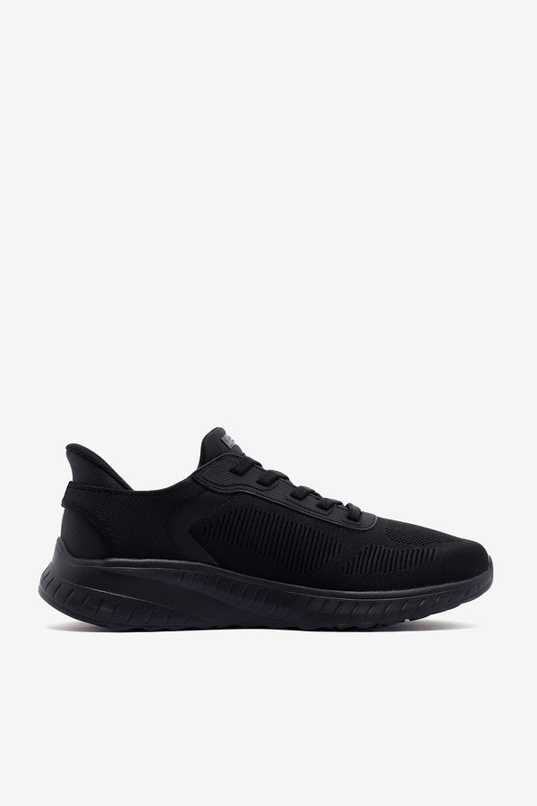 Skechers Bobs Squad Chaos Solid Step 118312 BBK Erkek Spor Ayakkabı Siyah