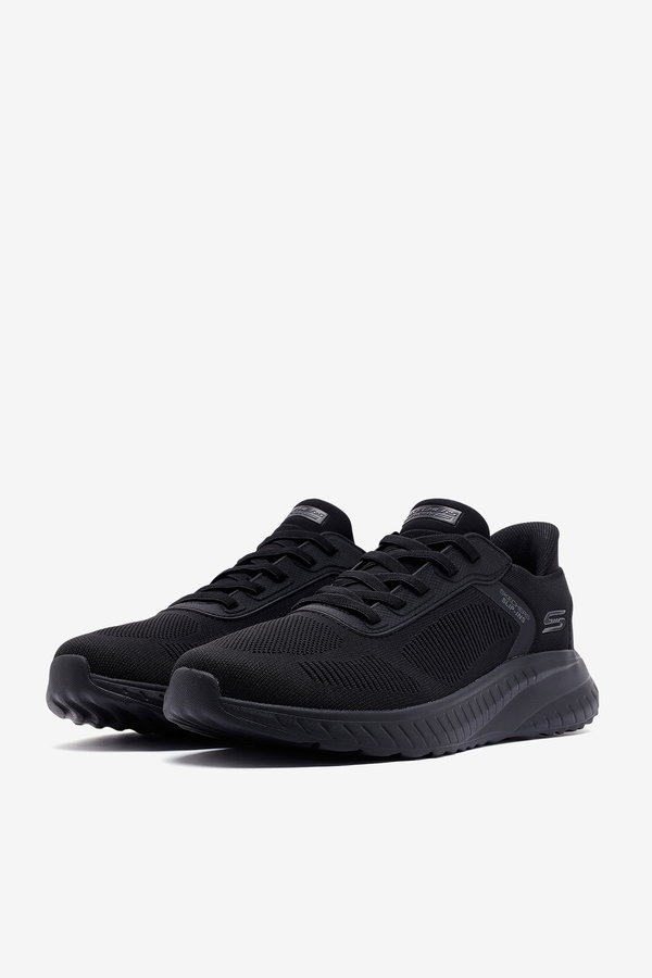 Skechers Bobs Squad Chaos Solid Step 118312 BBK Erkek Spor Ayakkabı Siyah