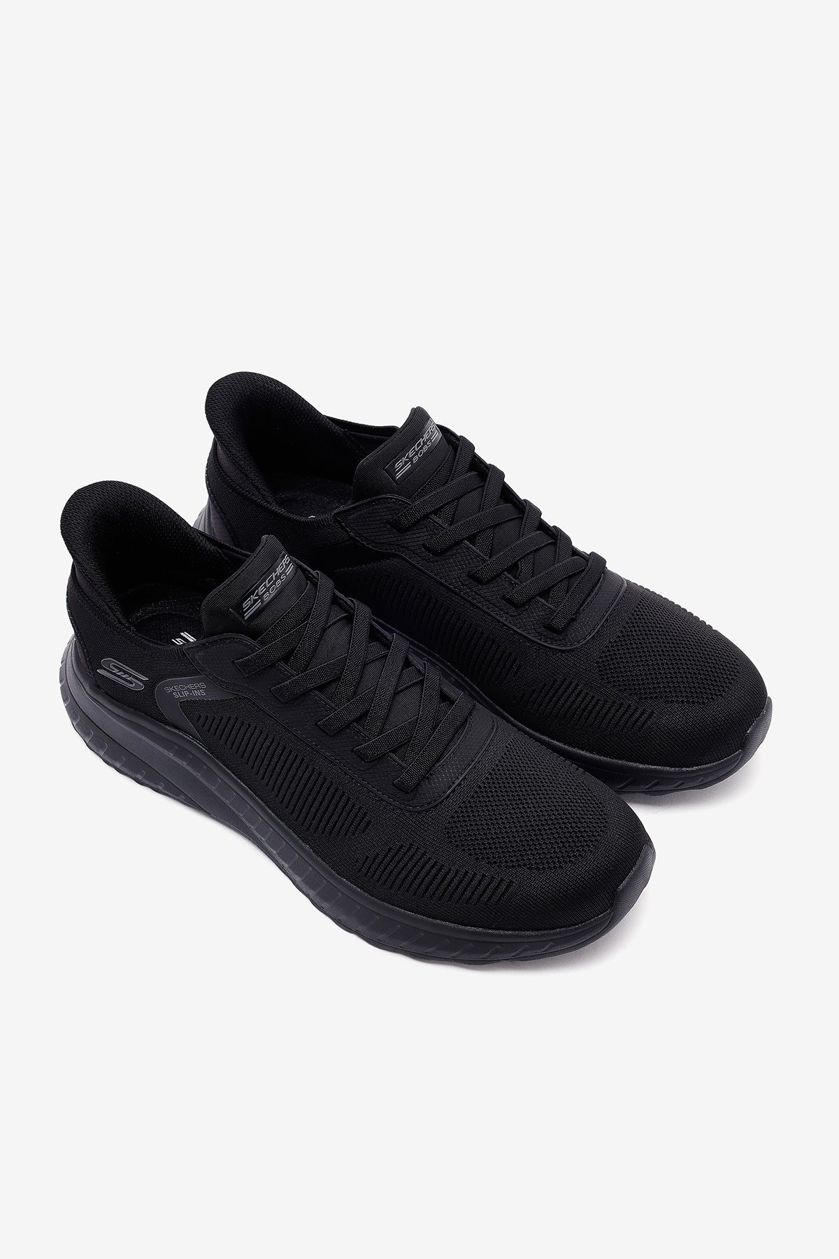 Skechers Bobs Squad Chaos Solid Step 118312 BBK Erkek Spor Ayakkabı Siyah